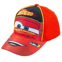 Boné de Beisebol Disney Pixar Cars - Lightning McQueen - Infantil (2-5 anos)