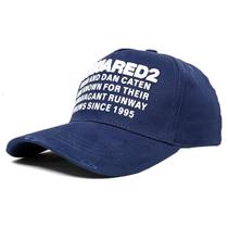 Boné de beisebol DSQUARED2, chapéu esportivo masculino, tamanho ajustável Boné de beisebol DSQUARED2, chapéu esportivo masculino, tamanho ajustável