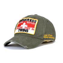 Boné de beisebol DSQUARED2 ICONS para homens Army Green