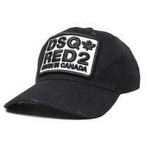 Boné de beisebol DSQUARED2 masculino, chapéu esportivo ajustável Boné de beisebol DSQUARED2 masculino, chapéu esportivo ajustável