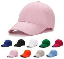Boné de beisebol Edoneery para crianças ajustável, lavado, algodão rosa Boné de beisebol Edoneery para crianças ajustável, lavado, algodão rosa
