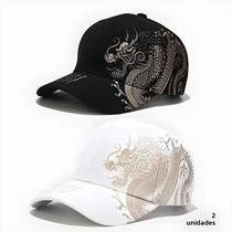 Boné De Beisebol Estilo Chinês Com Padrão De Dragão Para Homens E Mulheres, Hip Hop, Skate, Versátil Boné De Beisebol Estilo Chinês Com Padrão De Dragão Para Homens E Mulheres, Hip Hop, Skate, Versátil