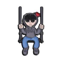 Boné De Beisebol Estilo Retrô Mexicano Com Desenho De Menino Com Arma, Clipe Para Chapéu De Golfe,