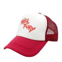 Boné de beisebol Fatals Furys Anime Snapback, algodão preto