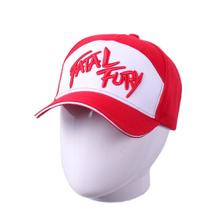 Boné de beisebol Fatals Furys Anime Snapback HipHop Flat Black