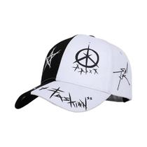 Boné de Beisebol Feminino Ajustável com Estampa Graffiti - Estilo Hip Hop