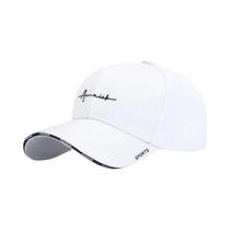 Boné De Beisebol Feminino Coreano Com Bordado De Letras, Chapéu De Sol Respirável, Esportivo, Estilo