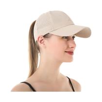 Boné de Beisebol Feminino de Malha - Secagem Rápida, Athleisure, Verão Boné de Beisebol Feminino de Malha - Secagem Rápida, Athleisure, Verão