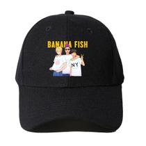 Boné de beisebol Fishs Anime Bananas para homens e mulheres