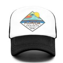 Boné de beisebol Floridas Anime para crianças ajustável 56-58cm