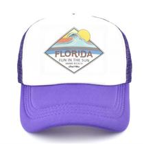 Boné de beisebol Floridas Anime Snapback Hip-Hop Cotton 56-58cm