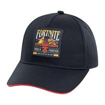 Boné de Beisebol Fortnite para Meninos - Preto/Vermelho