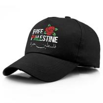 Boné de beisebol Frees Palestines Anime para crianças de 56 a 58 cm