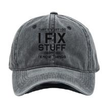 Boné de beisebol Hat Fix Stuffs And I Knows Things Anime Unissex