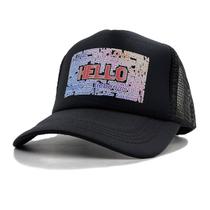 Boné de beisebol Hellos Anime Snapback Hip-Hop Flat ajustável Boné de beisebol Hellos Anime Snapback Hip-Hop Flat ajustável