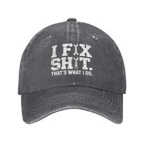 Boné de beisebol I Fix It All Hat Funny Mechanic para homens Boné de beisebol I Fix It All Hat Funny Mechanic para homens