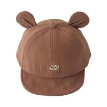 Boné de Beisebol Infantil com Desenho de Ursinho - Chapéu de Sol com Aba Curva Boné de Beisebol Infantil com Desenho de Ursinho - Chapéu de Sol com Aba Curva