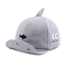 Boné de beisebol JANGANNSA Shark Fashion para meninos de 3 a 18 meses