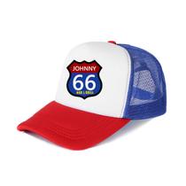 Boné de beisebol Johnnts 66 Anime Snapback Hat algodão preto
