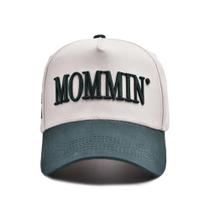 Boné de beisebol KIDHABE Vintage Two-Tone Mommin para mulheres e homens