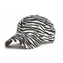 Boné de beisebol Leopards Zebras Stripes Black Whites Anime