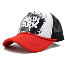 Boné de beisebol Linkin Park Anime Snapback Hat unissex preto