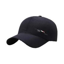 Boné De Beisebol Masculino De Secagem Rápida Com Etiqueta De Couro, Tendência De Moda Para Esportes Boné De Beisebol Masculino De Secagem Rápida Com Etiqueta De Couro, Tendência De Moda Para Esportes