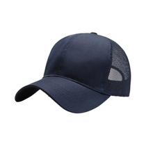 Boné De Beisebol Masculino De Verão Respirável Em Malha, Estilo Coreano Leve, Cor Sólida, Chapéu Com