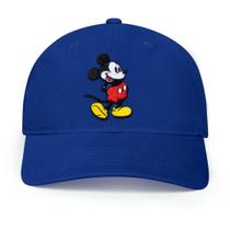 Boné de beisebol masculino Disney Mickey Mouse Navy ajustável