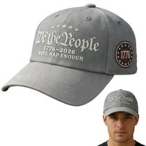 Boné de beisebol MBDFUT We The People Have Have Enough 1776 Grey Boné de beisebol MBDFUT We The People Have Have Enough 1776 Grey