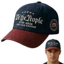 Boné de beisebol MBDFUT We The People Have Have Enough 1776 Vintage Boné de beisebol MBDFUT We The People Have Have Enough 1776 Vintage