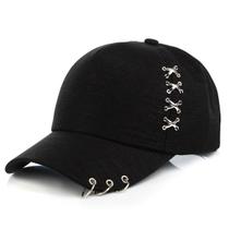 Boné de beisebol Metal Cross Hoop Anime Snapback Hat 56-60cm