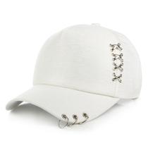 Boné de beisebol Metal Cross Hoop Anime Snapback Hat 56-60cm