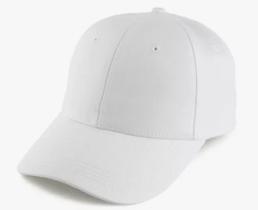 Boné De Beisebol Moda Casual Básico Liso Aba Curva