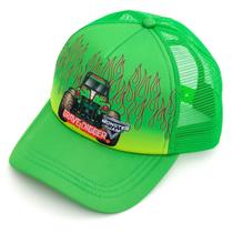 Boné de Beisebol Monster Jam Grave Digger Verde para Jovens