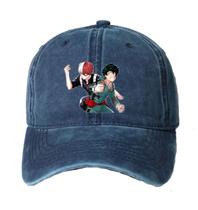 Boné de beisebol My Heros Academias M Anime para homens e mulheres Boné de beisebol My Heros Academias M Anime para homens e mulheres