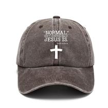 Boné de beisebol Normals Jesus Is Anime Snapback Hat - Denim Boné de beisebol Normals Jesus Is Anime Snapback Hat - Denim