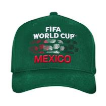 Boné de beisebol Outerstuff Copa do Mundo FIFA 2026 México Boné de beisebol Outerstuff Copa do Mundo FIFA 2026 México