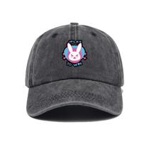 Boné de beisebol Overwatch Snapback Hat Anime Denim Unissex