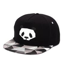 Boné de beisebol Pandas Anime Snapback Hat de algodão 55-60cm