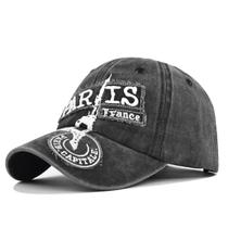Boné de beisebol Paris Anime Snapback Hat Hip Hop Denim 54-60cm