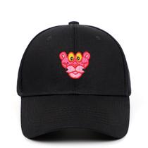 Boné de beisebol Pinks Panthers Anime Snapback Hat Algodão 75g Boné de beisebol Pinks Panthers Anime Snapback Hat Algodão 75g
