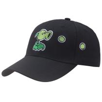 Boné de beisebol Plants vs Zombies Peashooter Anime para crianças
