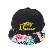 Boné de beisebol Queens Anime Snapback Hip-Hop Flat ajustável Boné de beisebol Queens Anime Snapback Hip-Hop Flat ajustável