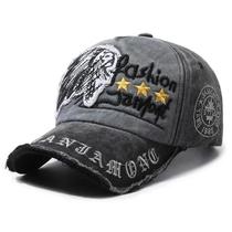 Boné de Beisebol Retrô Masculino - Estilo Desgastado para Primavera/Outono