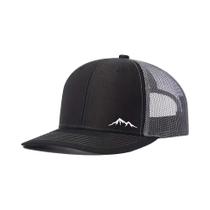 Boné De Beisebol Richardson Com Design De Montanha, Secagem Rápida E Respirável, Com Aba Reta