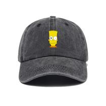 Boné de beisebol Simpsons Anime Trucker Hat para crianças 56-58cm