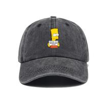 Boné de beisebol Simpsons Barts Anime para crianças 56-58cm