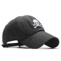 Boné de beisebol Skulls Anime Snapback, algodão preto Boné de beisebol Skulls Anime Snapback, algodão preto
