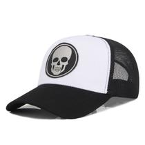 Boné de beisebol Skulls Anime Snapback Hip-Hop de algodão unissex Boné de beisebol Skulls Anime Snapback Hip-Hop de algodão unissex